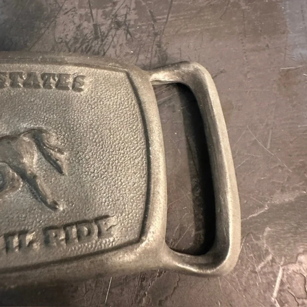 Vintage‎ United States 25 Mile Trail Ride Belt Buckle Horse Equestrian